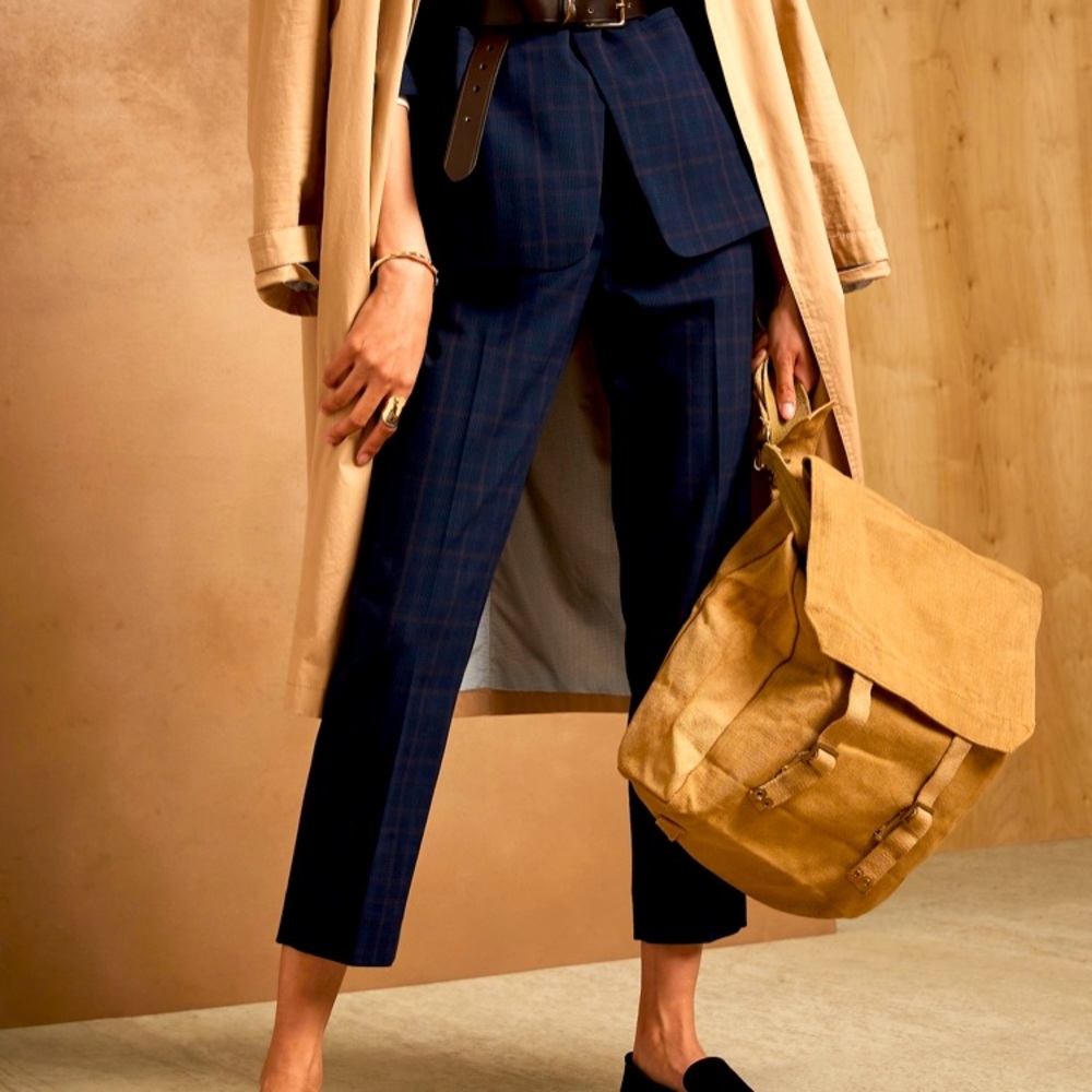 Banana republic wool pants cropped